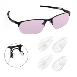 Biyxpiv Replacement Nose Pads Nosepiece for Oakley Wire Tap 2.0 RX OX5152 Eyeglasses, Easy Installation - 2 Pairs Nose Pad