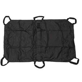 Transport Stretcher for Dogs | Emergency Animal Carrier with Safety Strap | 250 Pound Weight Limit | Pet Stretcher Size: 47 L X 29 W inches Pet Carrier (Black)