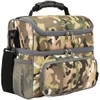 FlowFly Double Layer Cooler Insulated Lunch Bag Adult Lunch Box