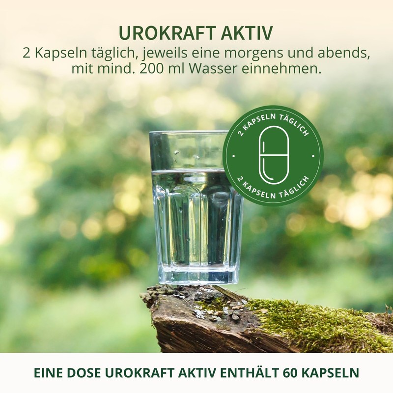 BodyFokus UroKraft Active | Unique Composition - 60 Capsules -