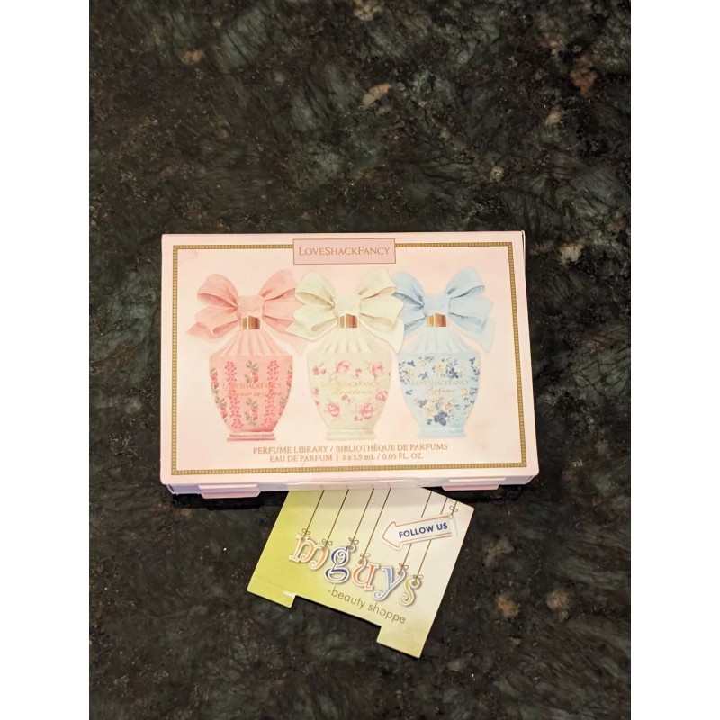 LOVESHACKFANCY Perfume Library EDP Discovery Set 3 Pcs Sample 1.5mL