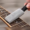 Double-Head Guitar Cleaning Brush for Strings & Fingerboard – Compact