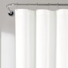 Lush Decor Nantucket Yarn Dyed Cotton Tassel Fringe Shower Curtain,
