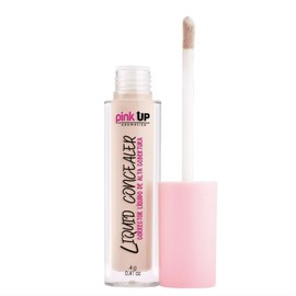 PINK UP  Liquid Concealer  Corrige imperfecciones con cobertura ligera y sin cuartearse  Acabado natural de larga duracin  Corrector de ojeras...     