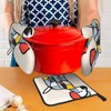 BROLEO Kitchen Baking Set of 3 - Oven Mitts and