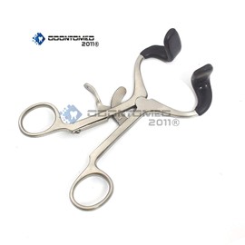 OdontoMed2011 Dental Molt Mouth Gag 4.5" Dip Blue Orthodontic Oral Opener Retractor Stainless Steel Dental Instrument