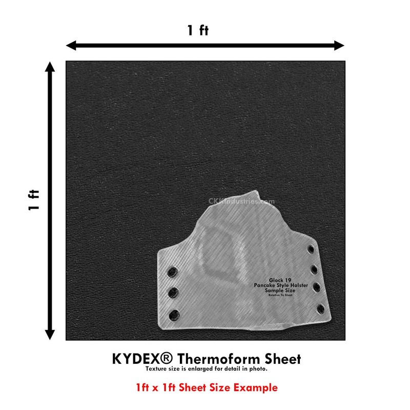 KYDEX Thermoform Sheet - (PC Texture) - (.080 Thickness) -