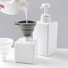 Set 6 embudos silicona plegables grado alimenticio, colores variados para