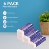 6 Pack Pencil Erasers, Large White Erasers for School, Art