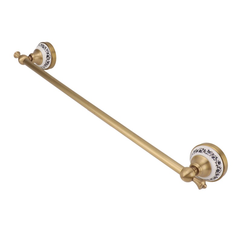Towel Bar European Style Single Rod Hanging Bath Towel Holder