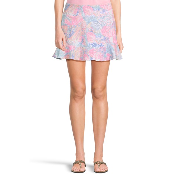 Lilly Pulitzer Women's Zadora High Rise Skort Up, Multi Roar