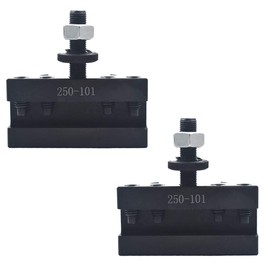 findmall AXA 2Pcs #1 Quick Change 250-101 Tool Post Turning Facing Holder Fit for Use with AXA Tool Post 250-100 250-111