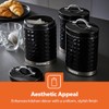 GEEPAS Argyle 3-Piece Tea Coffee Sugar Canisters Set | 1.3L