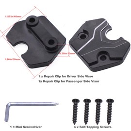 QPCRAP Sun Visor Repair Kit for Car & Truck Drivers Compatible with Ram 1500 2019 2020 2021 2022 2023 2024 2025 No Drilling or Damage to Visor