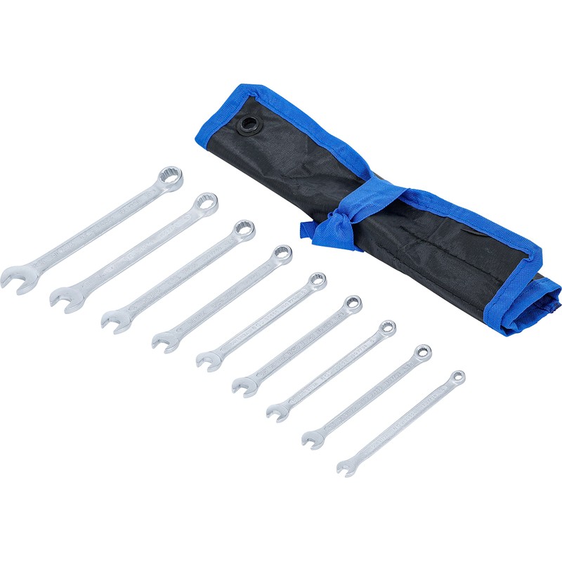 BGS 30551 Open-Ended Ring Spanner Set 9 Pieces SW 4-10