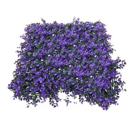Patio Paradise 12pcs 20"x20" Artificial Purple Lavender Hedge Panel, Decorative Privacy Fence Screen Greenery Faux Plant Tree Wall for Indoor or Outdoor Garden Décor