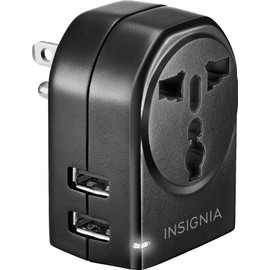 Insignia Grounded Travel Adapter