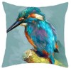 The Beach Stop Decorative Colourful Tropical Blue Kingfisher Bird Scatter