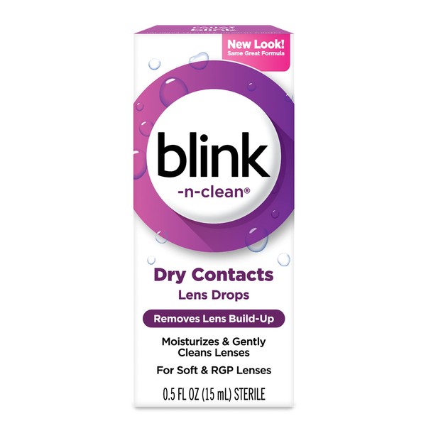 blink-n-clean Lens Drops for Soft & RGP Lenses, 0.5 Fluid Ounces (Value Pack of 7)