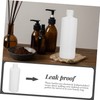 Baluue 3pcs Travel Toiletries Bottles Wear-Resistant Household Lotion Bottles for