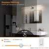 BrkNit 32 Inch LED Bathroom Vanity Light (3000K/4000K/6000K, Dimmable), Chrome