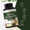 Daitea KSM-66 Ashwagandha 1200MG Maximum Strength 120 Capsules-- Omnipotent Nutrition
