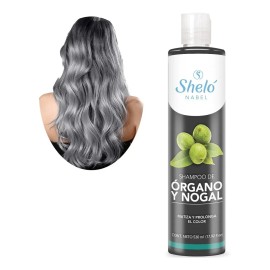 Shampoo Organo Nogal Sheló Matiza Reaviva Color Tinte Oscuro