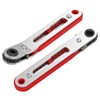 HENGBIRD 2Pcs Mini Ratchet Wrench Set 1/4 Inch Drive Ratcheting