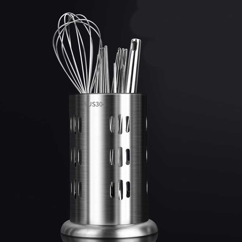 Stainless Steel Utensil Holder Large Capacity Multifunctional Chopstick Spoon with
