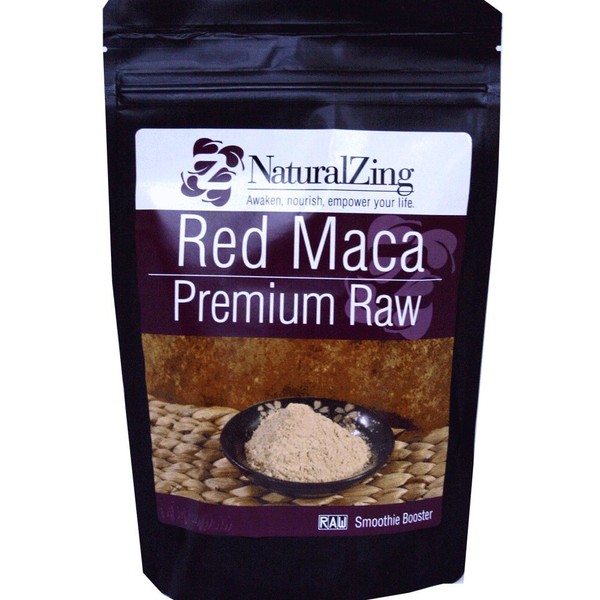 Natural Zing Red Maca (Raw, Organic) 16 oz