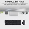 Rapoo 9560M Wireless Keyboard and Mouse Combo, Blade-Series E9550L 110-Key