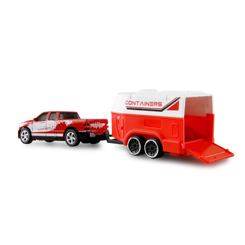 Amewi RC Pickup Die Cast Remote Controlled with Horse Trailer