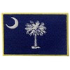 South Carolina State Flag Embroidered Emblem Iron On Sew On