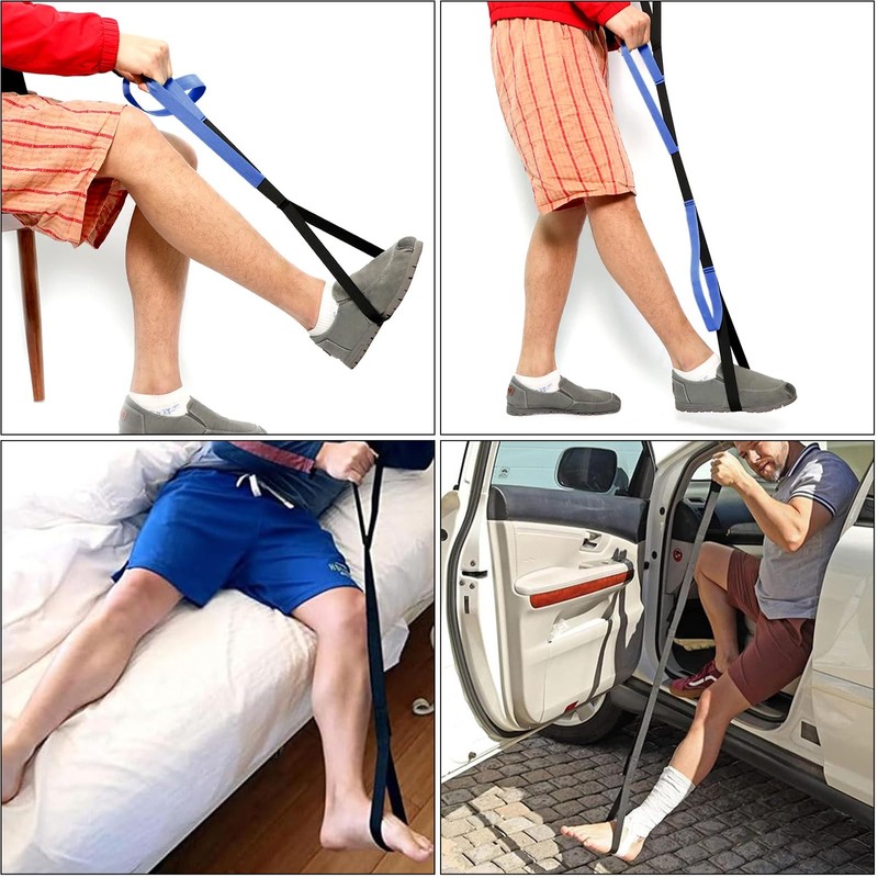 FunnAura Leg Lifter Mobility Aid for Bed, Hip Replacement Recovery