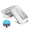 MontoPack Aluminum Disposable Loaf Pans | Deep Standard Size 8.5”