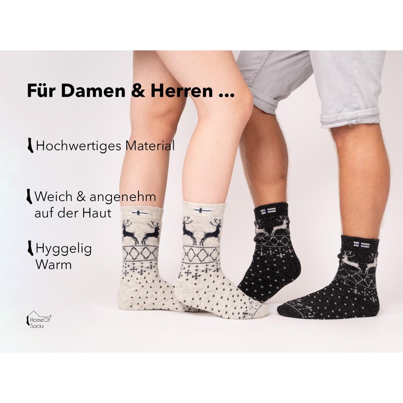 A Pair of Norwegian Socks for Men and Women, S