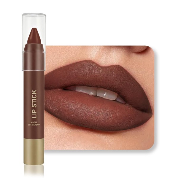 BINGBRUSH 2-in-1 Matte Lipstick & Lip Liner Set, Waterproof Long
