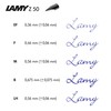 LAMY Safari Fine Nib Fountain Pen - Umbra, Matt Black