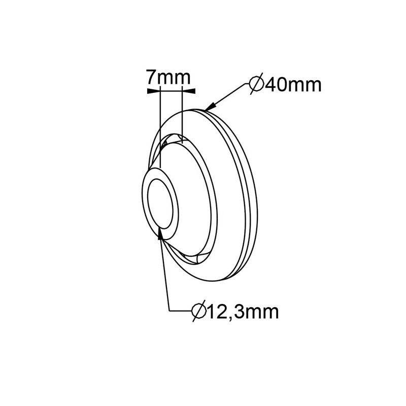 markiso® Set of 2 Roller Shutter Bearings | Claw Bearing