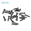 TA-VIGOR 200Pcs Self Tapping Screws, M3 Phillips Flat Head Screw,
