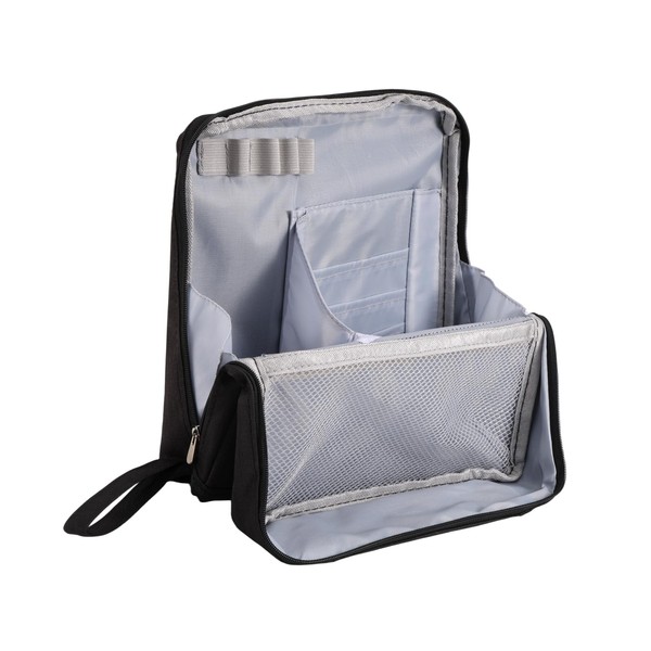 Standing Makeup Bag, Large Capacity Cosmetic Bag with Compartments Portable