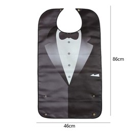 Waterproof Adult Bib Reusable Clothing Apron Adult Fun Bib for Dining Wear