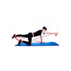 TheraBand CLX Latex-Free Resistance Band, 11 Loops for Pilates, Home Gym, Professional Physical Therapy & Fitness Equipment, 2.5 Metres, Yellow, Light