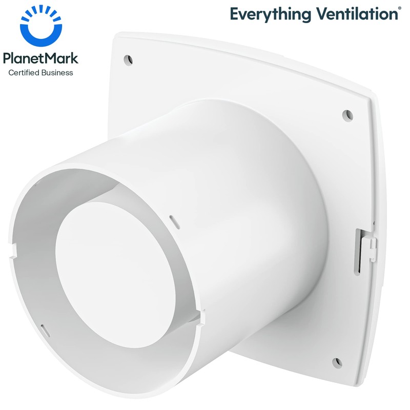 Low Profile Axial Bathroom Extractor Fan | Wall or Ceiling
