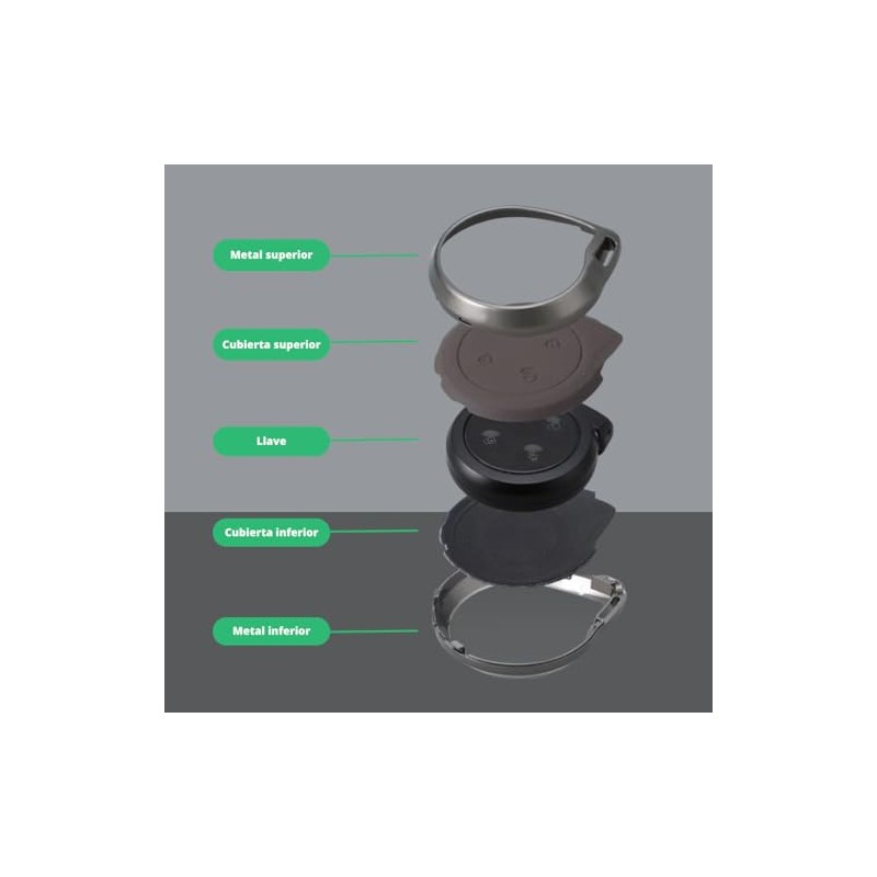 GV TECH Funda metálica para Llave Compatible con GWM POER