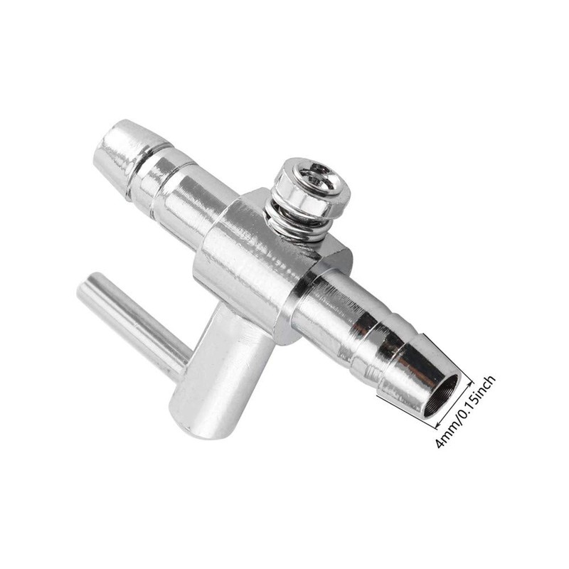 QMseller Aquarium Fish Tank Air Flow Control Lever Pump Single