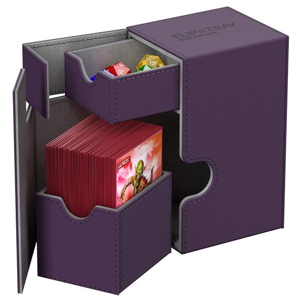 Ultimate Guard Flip´n´Tray Deck Case 80+ Standard Size XenoSkin Purple Carte