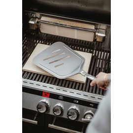 Enders® Premium Pizza Peel, Stainless Steel, Folding Center Slider, Ergonomic Handle, Soft Touch Surface, Easy to Carry Pizza, BBQ Accessories #8770