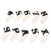10pcs set PU Waterproof Golf Club Iron Cover Fine Sewing