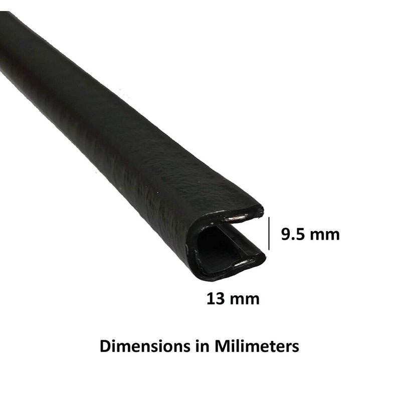 M M SEALS Edge Trim, Fits 1/4 inch Edge (6.5mm),